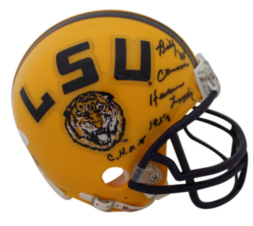 Billy Cannon Autographed LSU Tigers Mini Helmet CHOF & Heisman JSA 24546