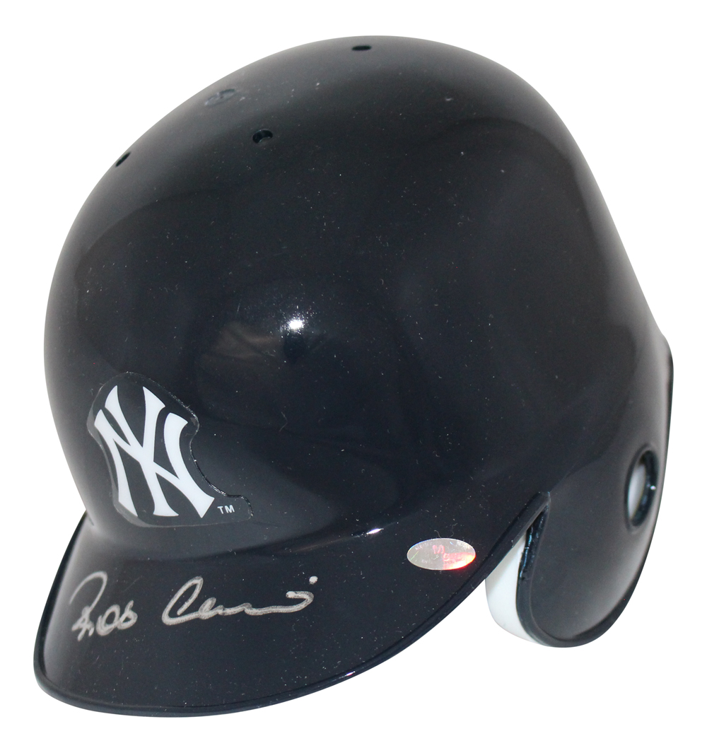 Robinson Cano Autographed New York Yankees Mini Batting Helmet BAS 27257
