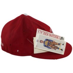 Canton Bulldogs Vintage Red Roman Throwbacks Fitted 7 1/4 Hat AS IS 56035
