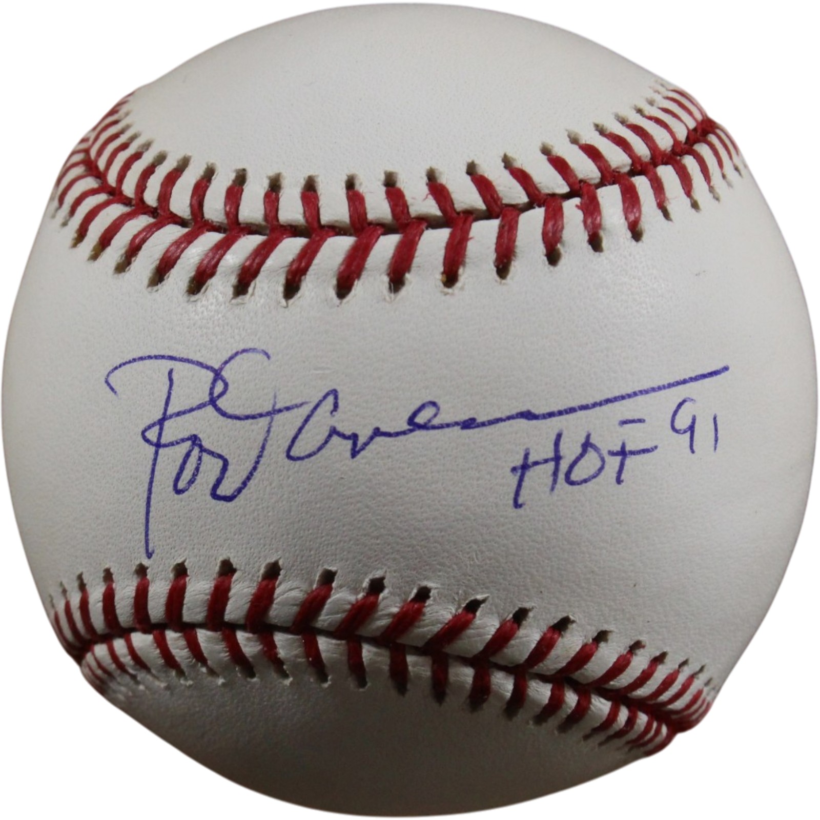 Rod Carew Autographed/Signed California Angels AL Baseball HOF 91 Beckett 56509