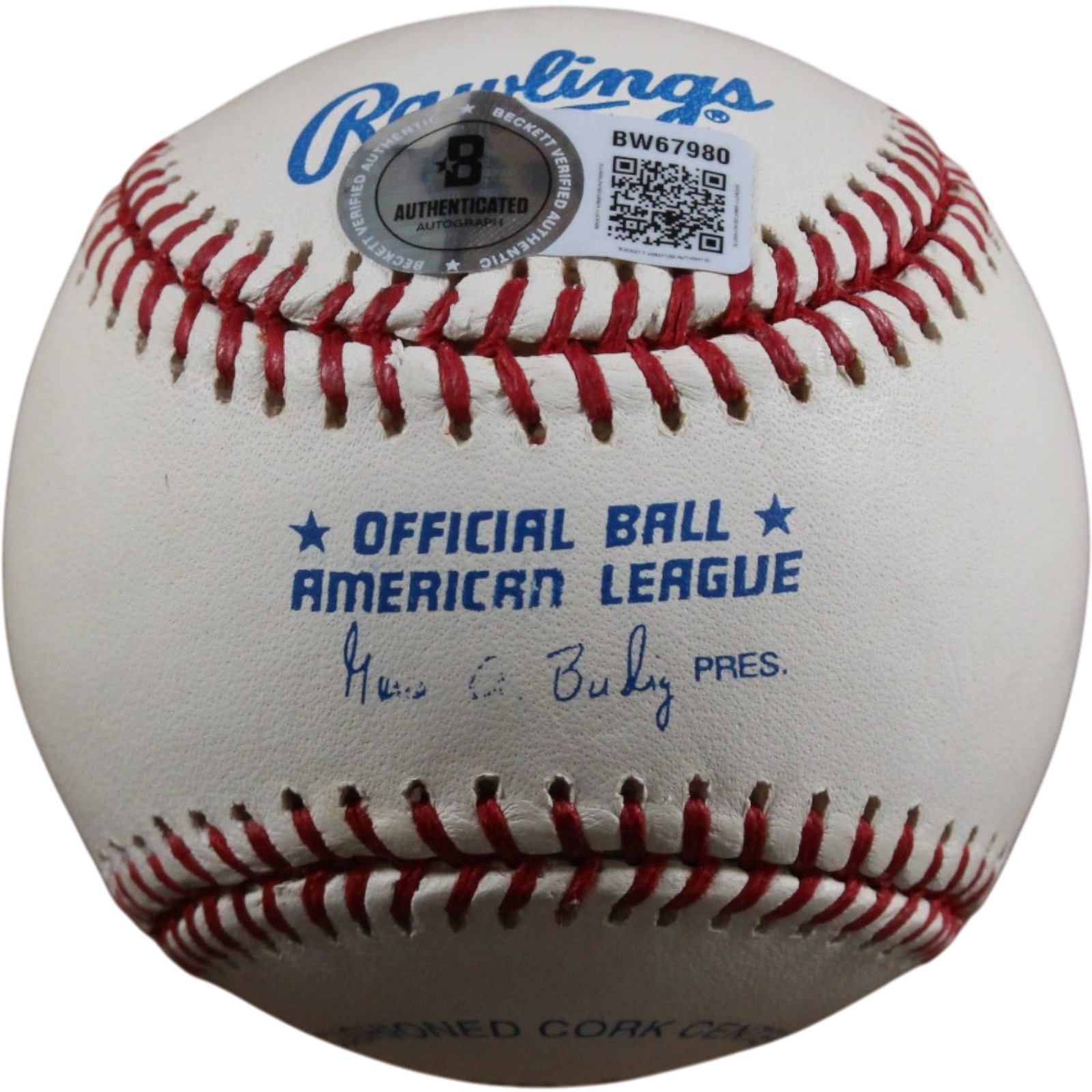 Rod Carew Autographed/Signed California Angels AL Baseball HOF 91 Beckett 56509