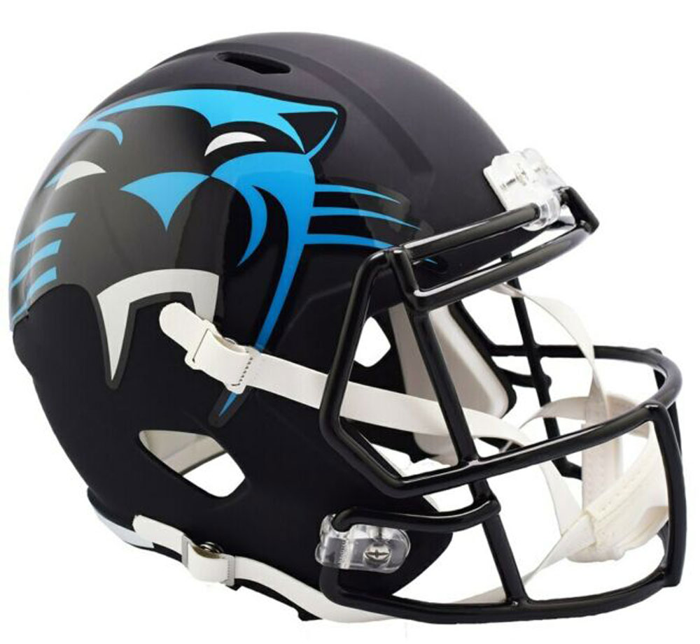 Carolina Panthers AMP Mini Helmet Riddell New In Box 26399