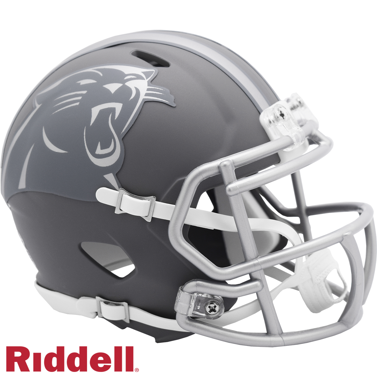 Carolina Panthers Slate Riddell Mini Helmet New In Box 47497