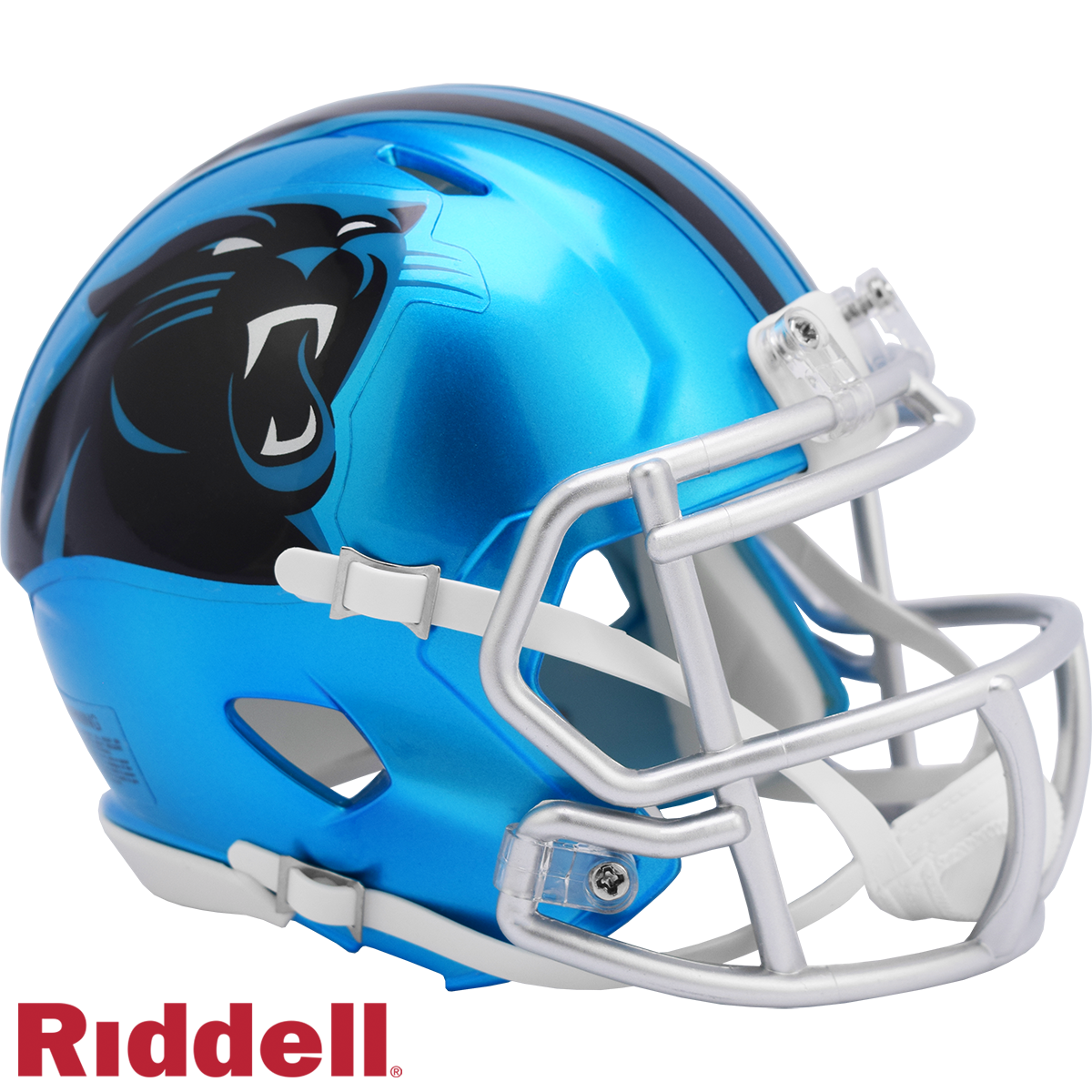 Carolina Panthers Flash Speed Mini Helmet Riddell New In Box 30713 1 Carolina Panthers Flash Speed Mini Helmet Riddell New In Box 30713