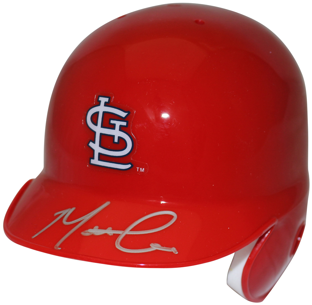 Matt Carpenter Autographed St. Louis Cardinals Mini Batting Helmet MLB