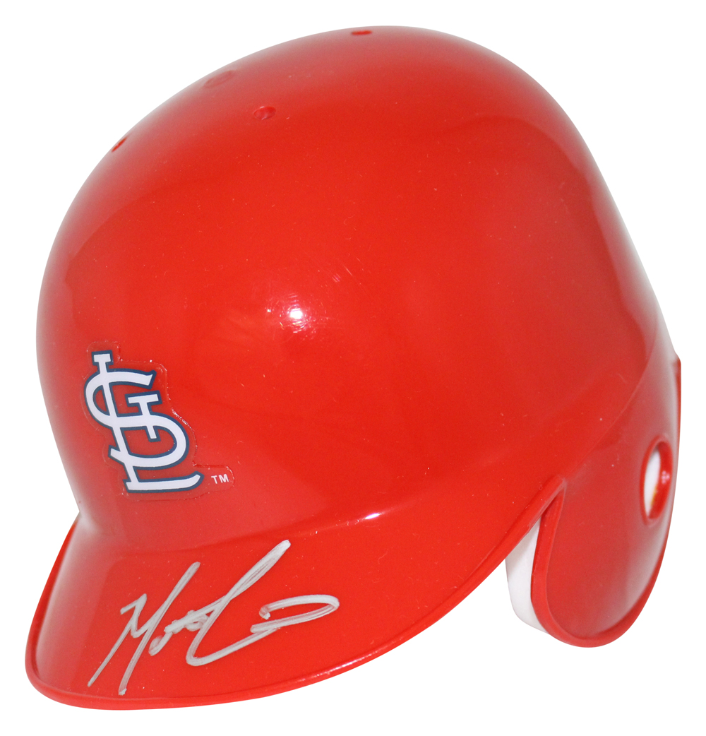 Matt Carpenter Autographed St Louis Cardinals Mini Batting Helmet MLB 27258