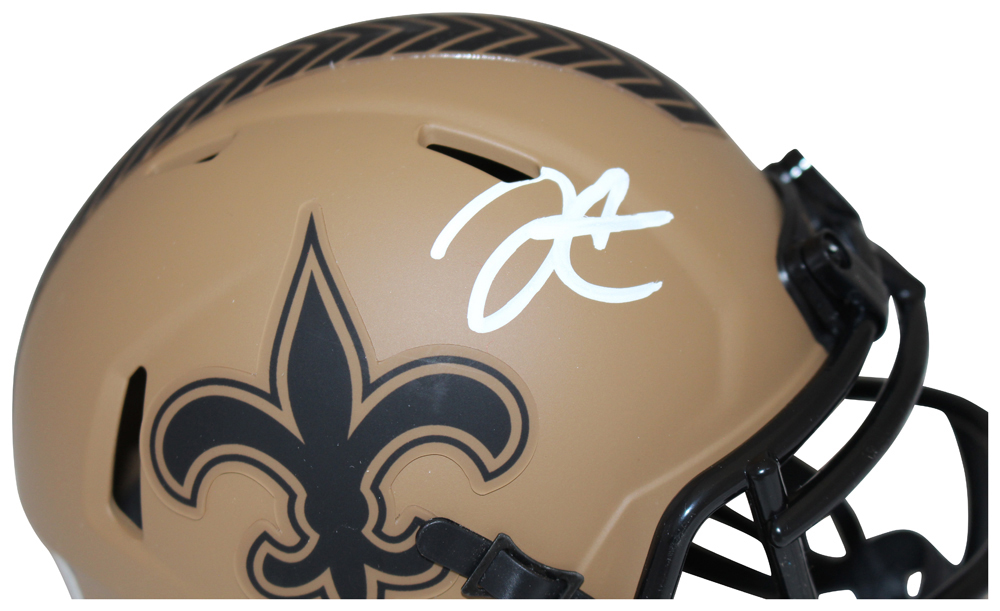Derek Carr Signed New Orleans Saints 2023 Salute Mini Helmet Beckett