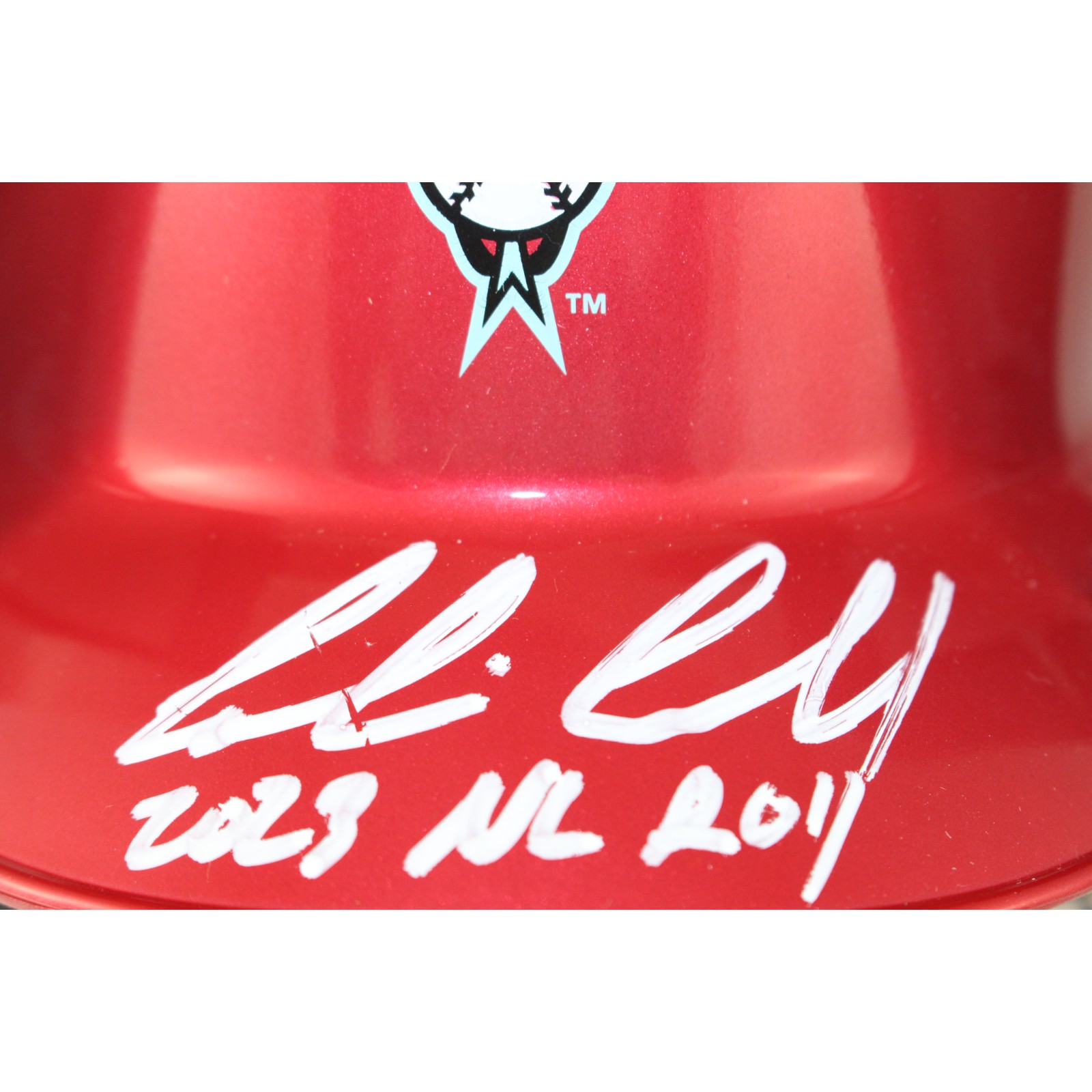 Corbin Carroll Signed Arizona Diamondbacks Alt Mini Helmet NL ROY Fanatics 53692 2 Corbin Carroll Signed Arizona Diamondbacks Alt Mini Helmet NL ROY Fanatics 53692
