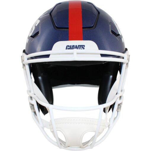 Abdul Carter Signed New York Giants SpeedFlex Color Rush Helmet Beckett 51257