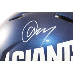 Abdul Carter Autographed New York Giants Pro Color Rush Helmet Beckett W 56880