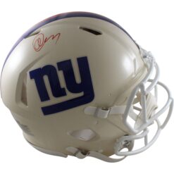 Abdul Carter Autographed New York Giants Authentic Retro Helmet Beckett W 56878