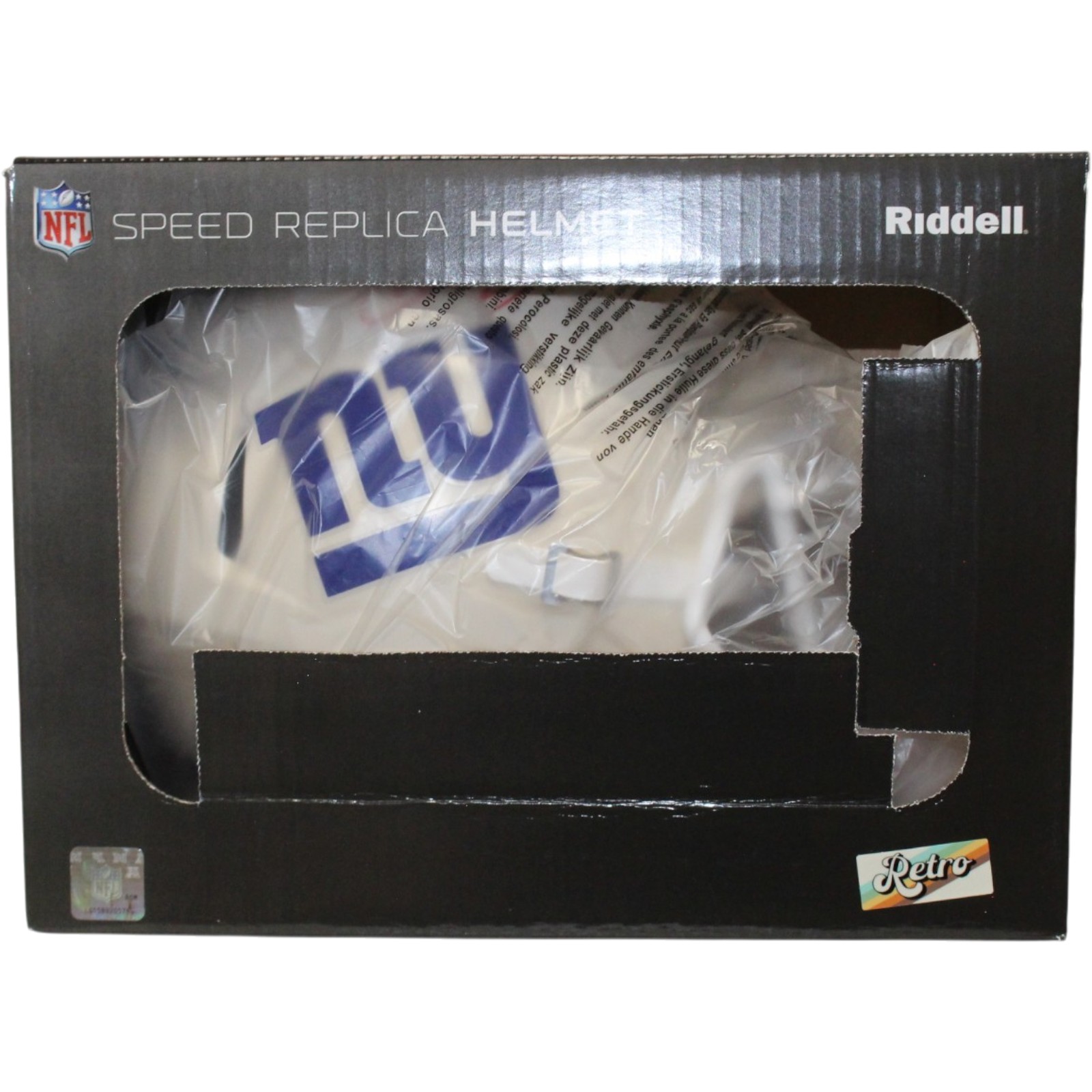Abdul Carter Autographed New York Giants F/S Retro Helmet Beckett Witness 56870 6 Abdul Carter Autographed New York Giants F/S Retro Helmet Beckett Witness 56870