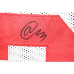 Abdul Carter Autographed Pro Style Sz XL White Jersey Beckett Witness 56889