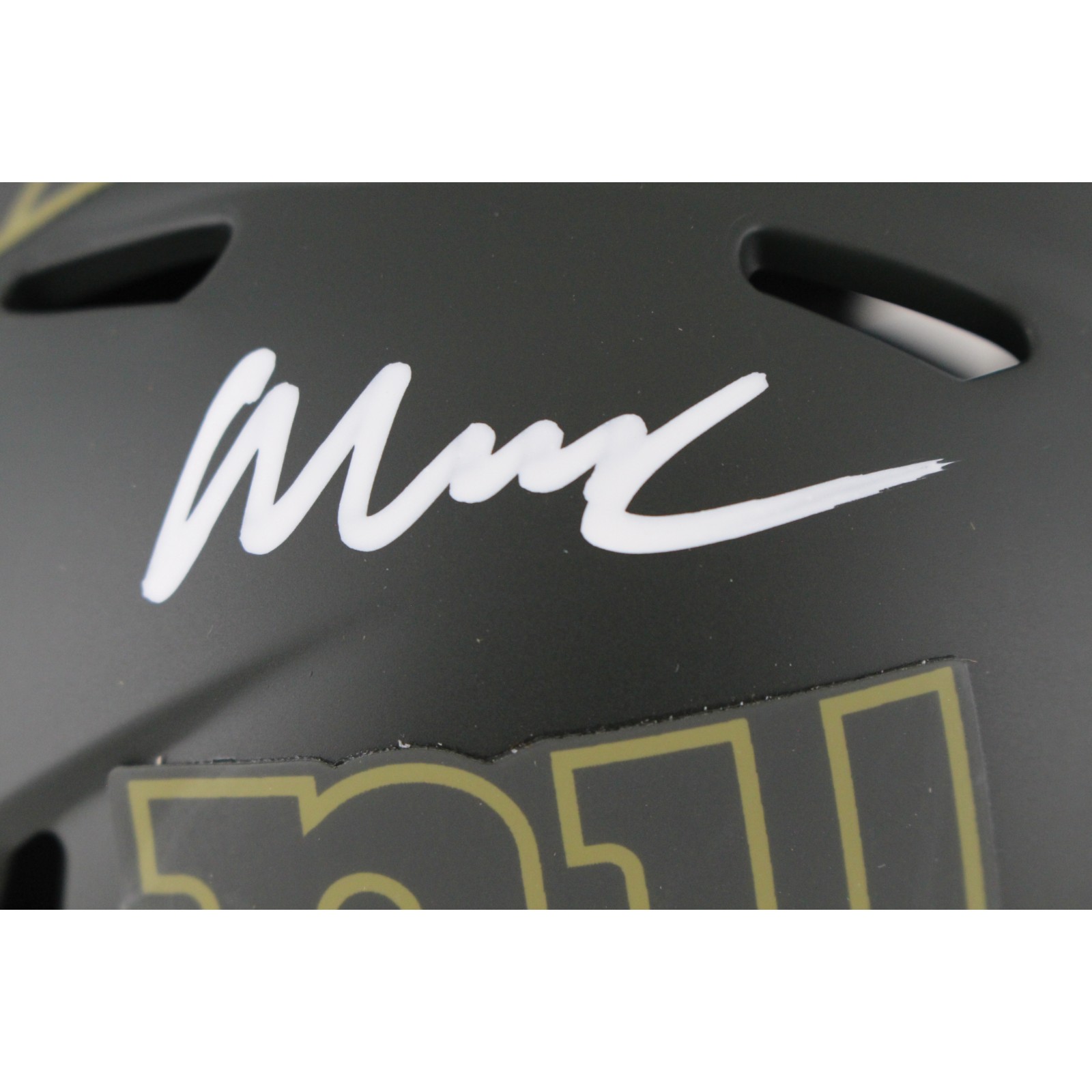 Abdul Carter Autographed New York Giants 25 STS Mini Helmet Beckett WIT 53451 2 Abdul Carter Autographed New York Giants 25 STS Mini Helmet Beckett WIT 53451