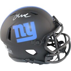 Abdul Carter Autographed New York Giants Eclipse Mini Helmet Beckett 51263
