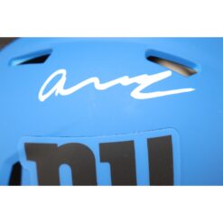 Abdul Carter Autographed New York Giants Rave Mini Helmet Beckett Witness 53449