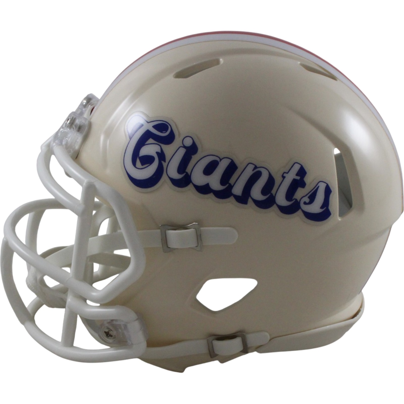 Abdul Carter Autographed New York Giants Retro Mini Helmet Beckett Witness 56895 5 Abdul Carter Autographed New York Giants Retro Mini Helmet Beckett Witness 56895