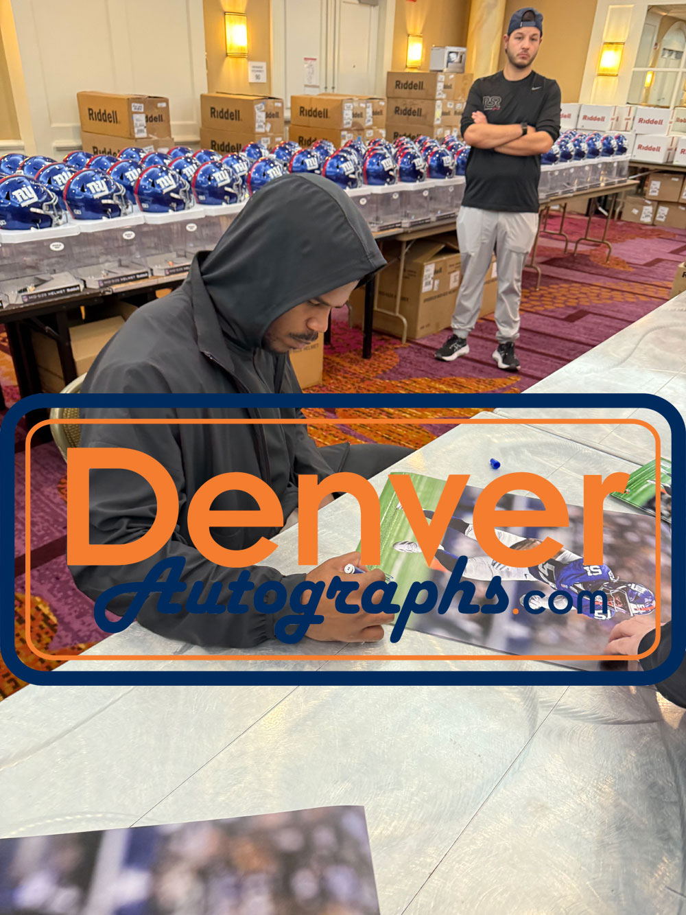 Abdul Carter Autographed New York Giants 16x20 Photo Beckett Witness 53446 4 Abdul Carter Autographed New York Giants 16x20 Photo Beckett Witness 53446