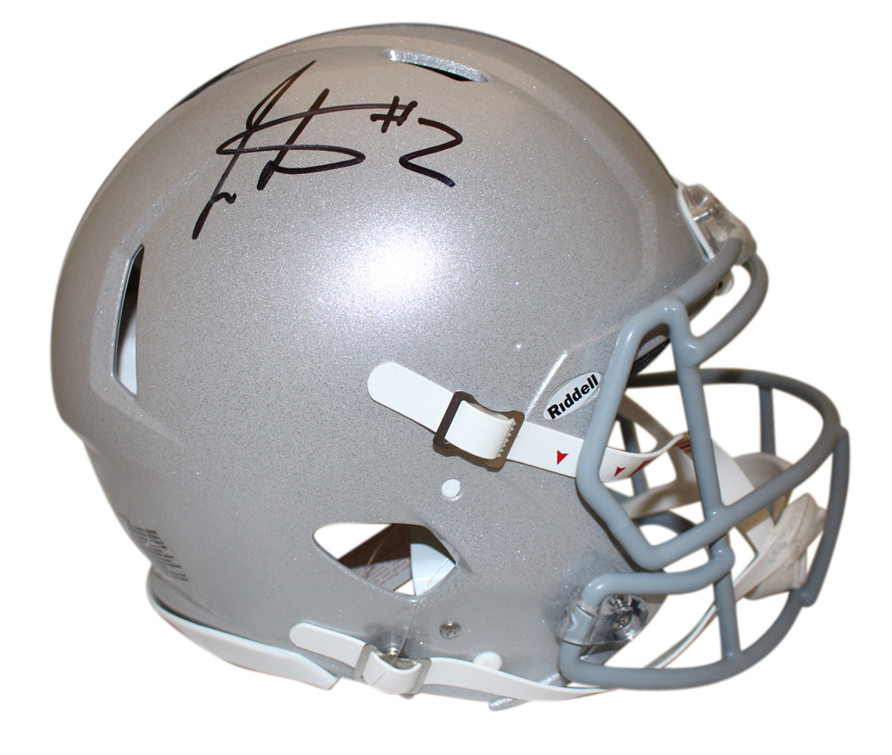 Cris Carter Autographed Ohio State Buckeyes Speed Authentic Helmet BAS