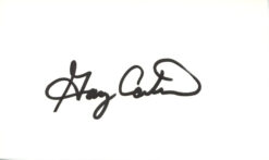 Gary Carter Autographed/Signed New York Mets Index Card Beckett 45375
