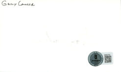 Gary Carter Autographed/Signed New York Mets Index Card Beckett 45375