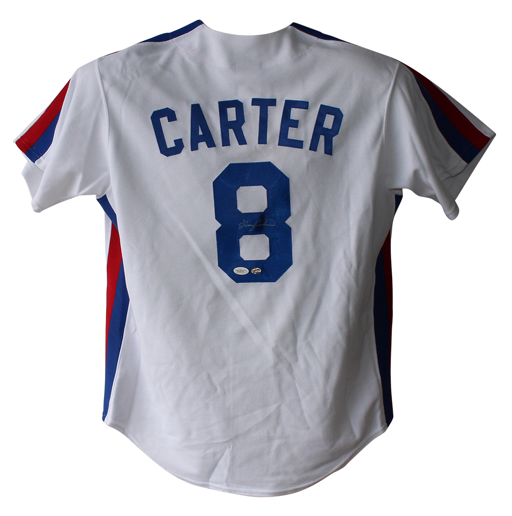 Gary Carter Autographed Montreal Expos Majestic White XL Jersey JSA 20984 –  Denver Autographs