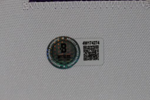 Blake Cashman Autographed/Signed Pro Style XL Purple Jersey Beckett WIT 52784