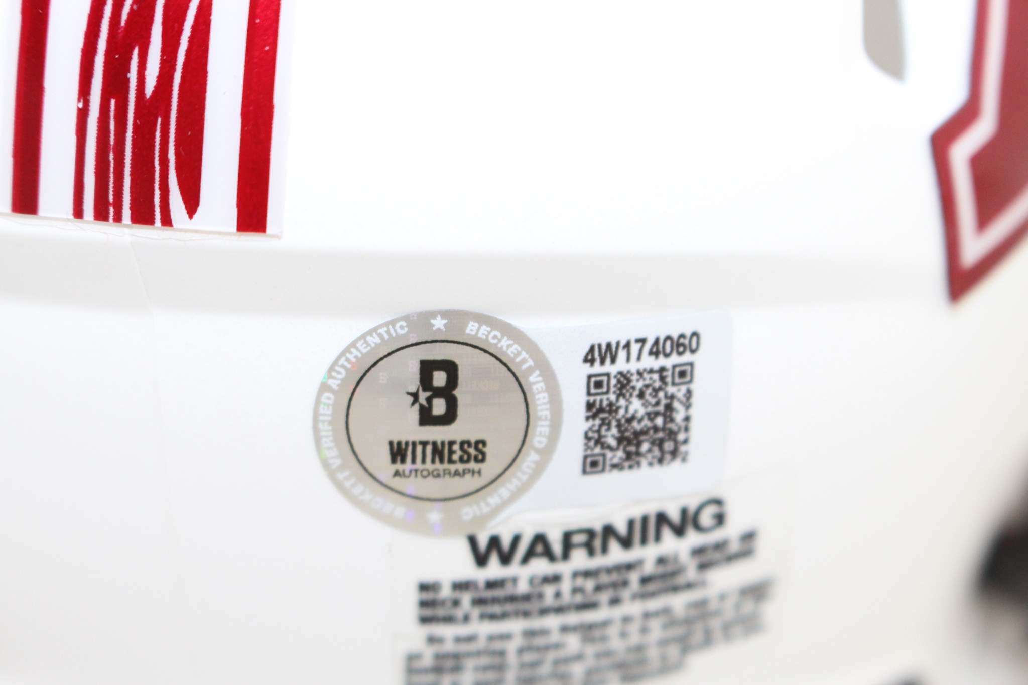 Blake Cashman Autographed Minnesota Gophers Mini Helmet Beckett Witness 52790 4 Blake Cashman Autographed Minnesota Gophers Mini Helmet Beckett Witness 52790