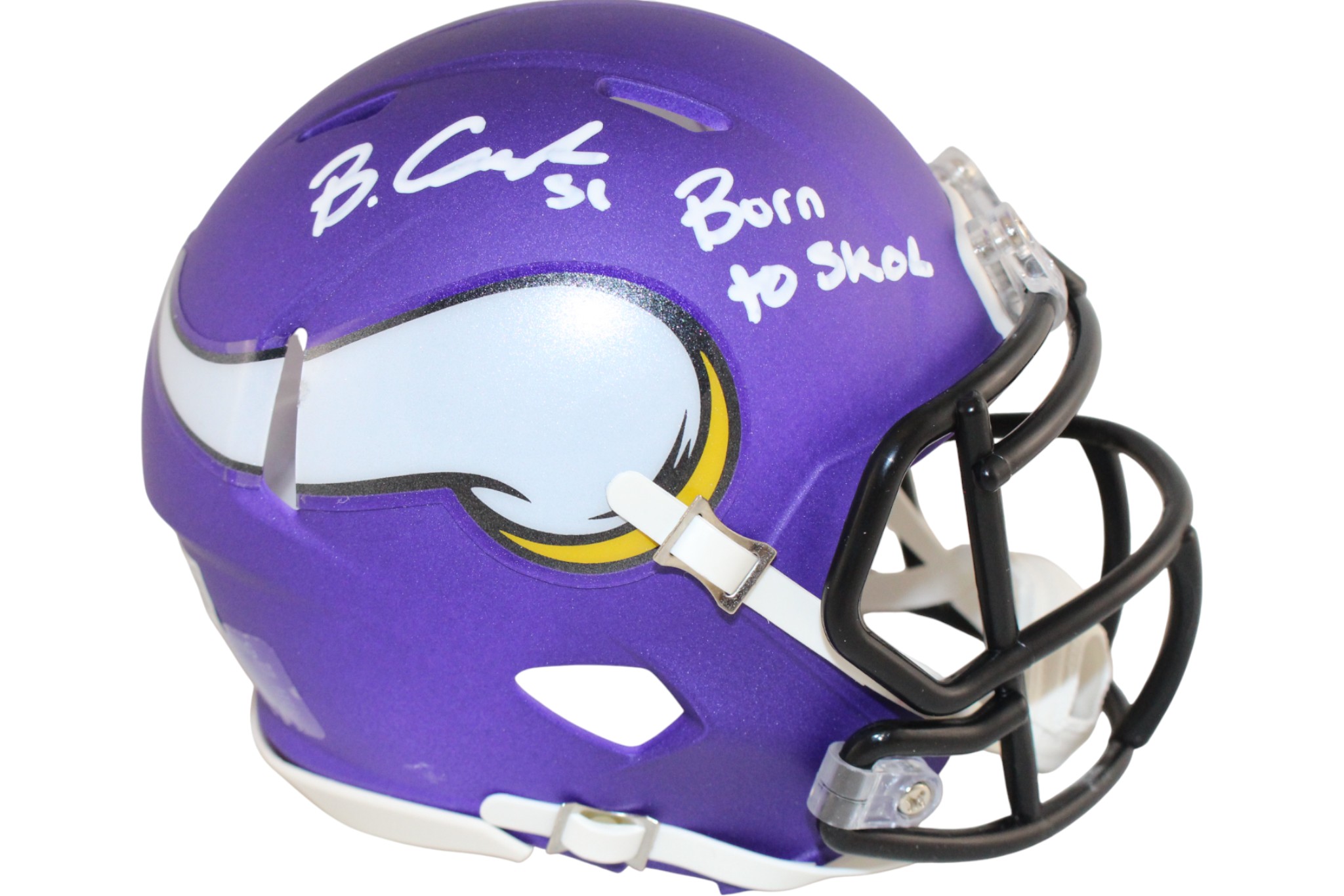 Blake Cashman Autographed Minnesota Vikings Mini Helmet Skol Beckett 52798