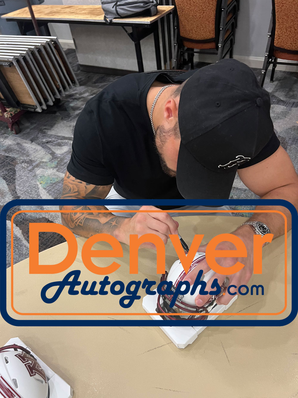 Blake Cashman Autographed Minnesota Gophers Mini Helmet Beckett Witness 52790 6 Blake Cashman Autographed Minnesota Gophers Mini Helmet Beckett Witness 52790