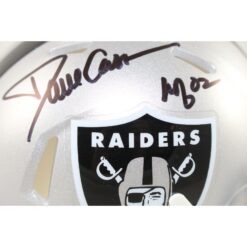 Dave Casper Autographed Las Vegas Raiders Mini Helmet HOF Beckett Witness 51647