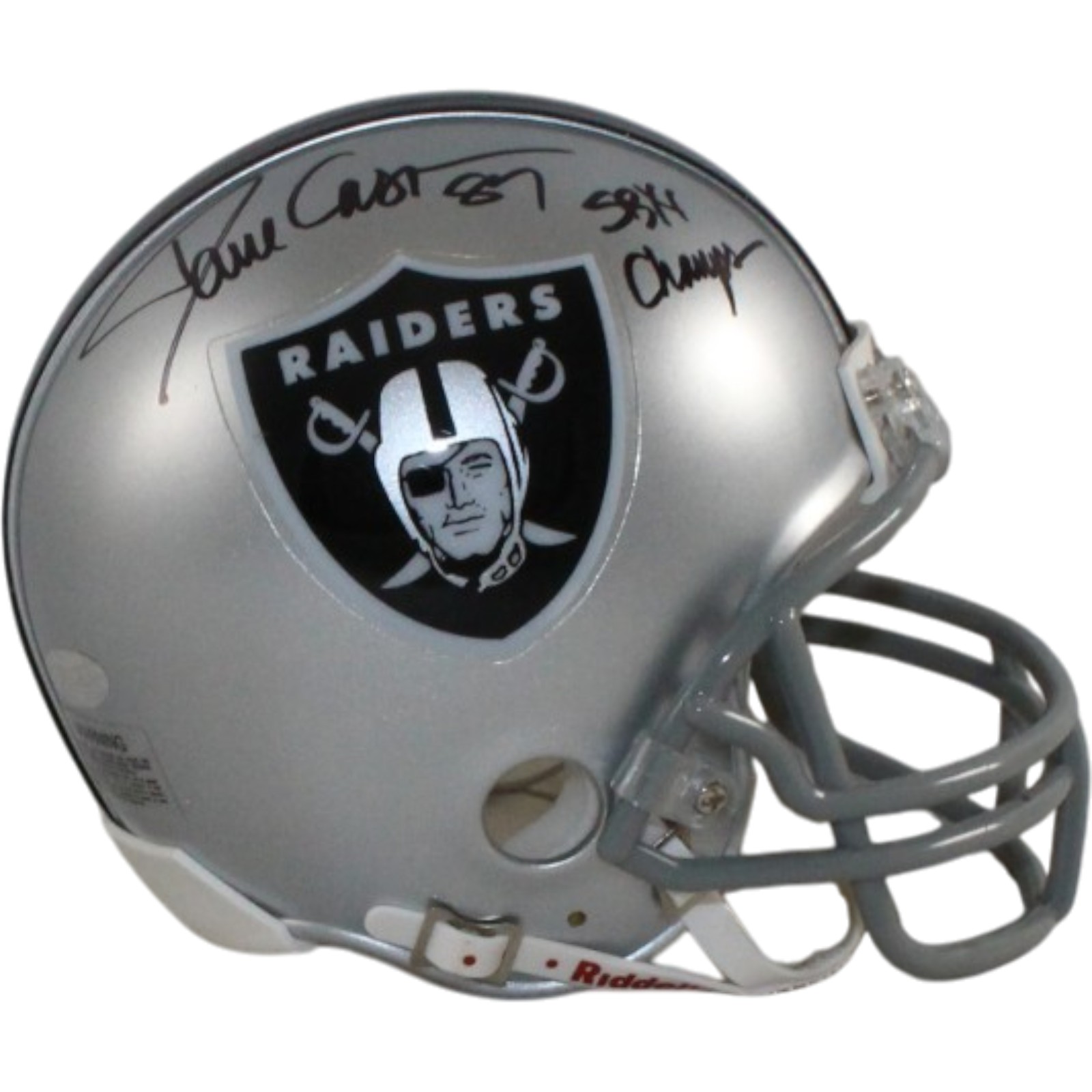 Dave Casper Autographed Oakland Raiders VSR4 Mini Helmet Super Bowl XI 55792