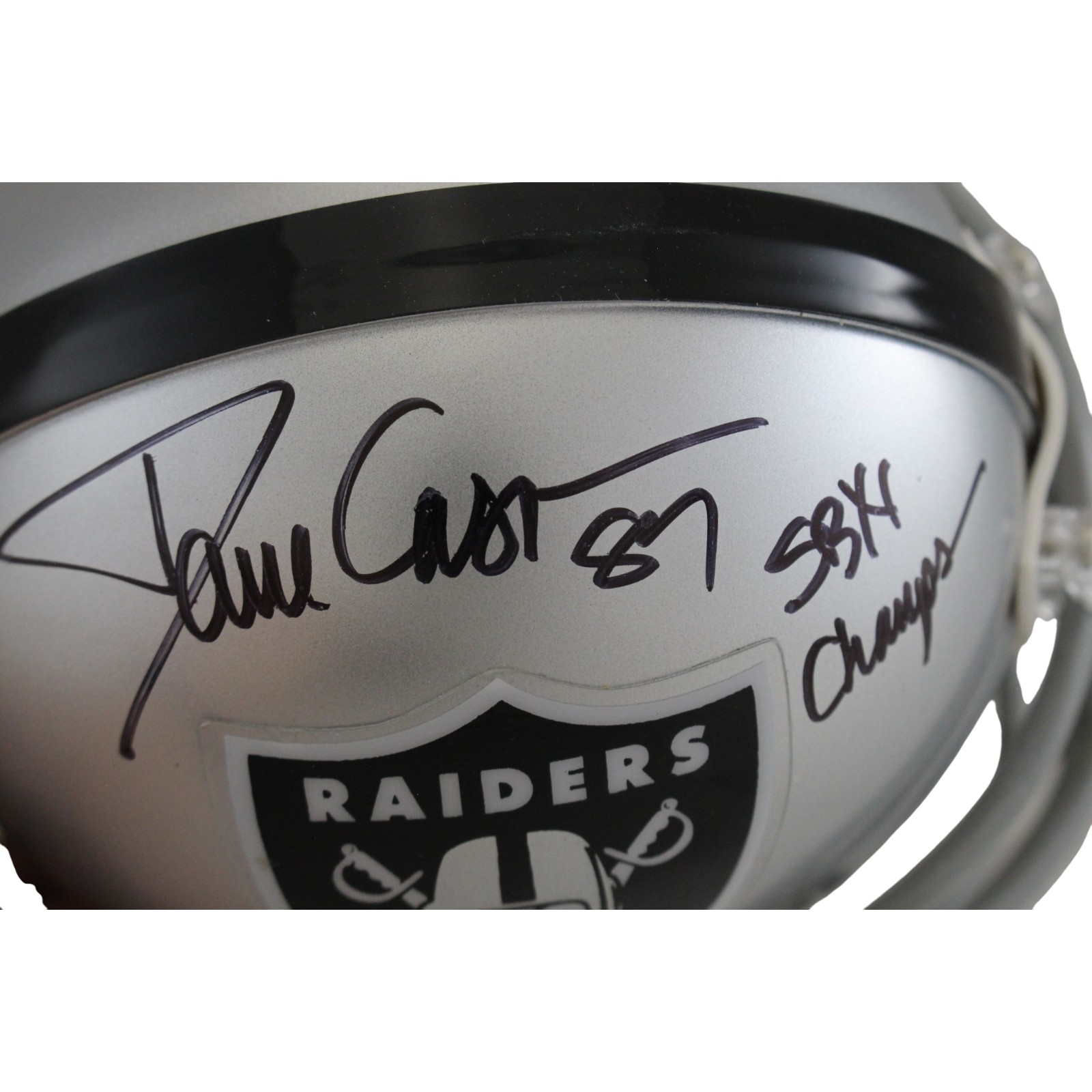 Dave Casper Autographed Oakland Raiders VSR4 Mini Helmet Super Bowl XI 55792