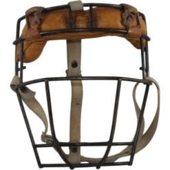 Baseball Catchers Mask Vintage Stell & Leather Face Mask Collectibles 57491