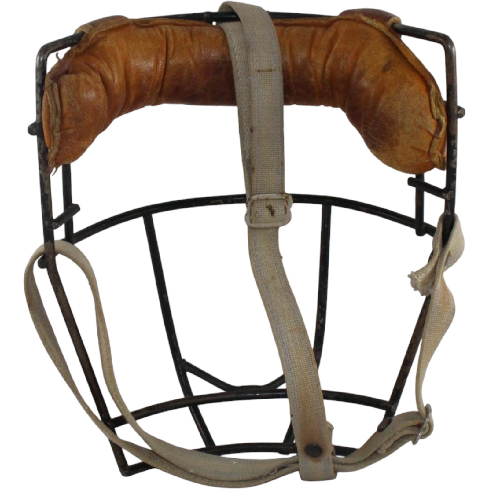 Baseball Catchers Mask Vintage Stell & Leather Face Mask Collectibles 57491 4 Baseball Catchers Mask Vintage Stell & Leather Face Mask Collectibles 57491