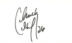 Chuck Cecil Autographed Green Bay Packers Index Card Beckett 45322