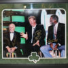 Auerbach Bird & Russell Autographed Boston Celtics Framed 16x20 Photo 10393