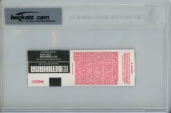 John Cena Autographed WWE Summerslam 08/26/2007 Ticket Slab Beckett 57195