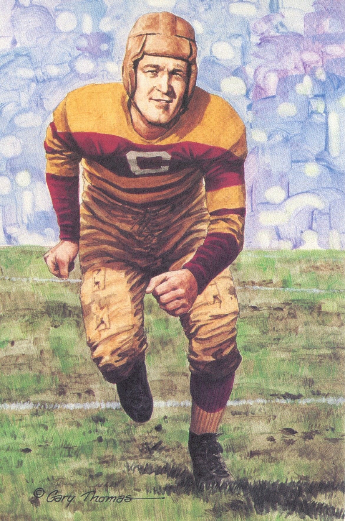 Guy Chamberlin Canton Bulldogs Goal Line Art Card Series 2 No. 35 LE /5000 58052