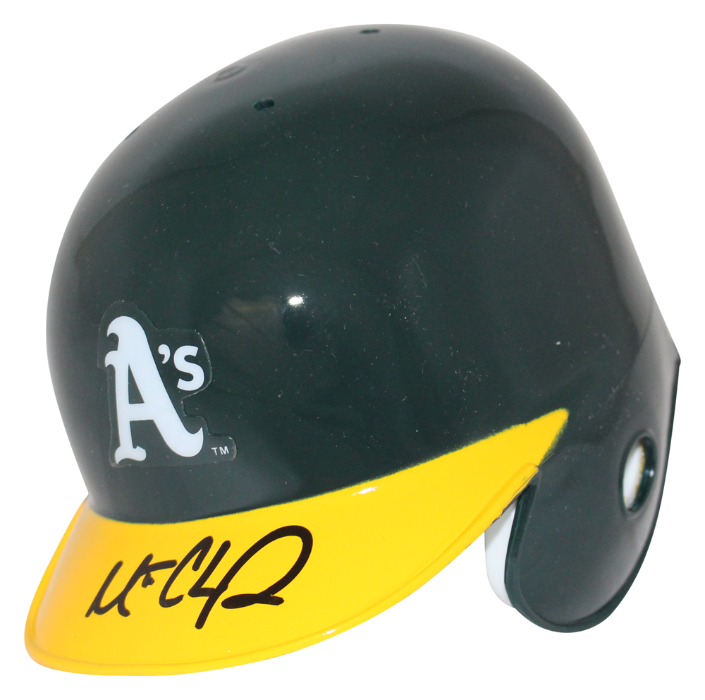 Matt Chapman Autographed Oakland Athletics Mini Batting Helmet MLB 27259