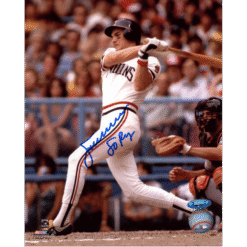 Joe Charboneau Autographed/Signed Cleveland Indians 8x10 Photo TRI 55124