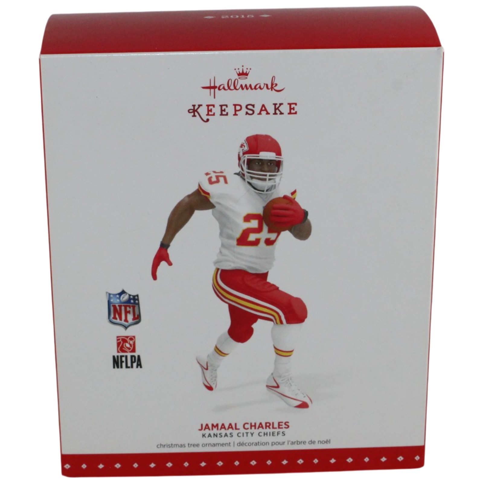 Jamaal Charles Kansas City Chiefs '15 Hallmark Keepsake Christmas Ornament 55956