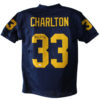 Taco Charlton Autographed Michigan Wolverines Blue XL Jersey JSA 23994