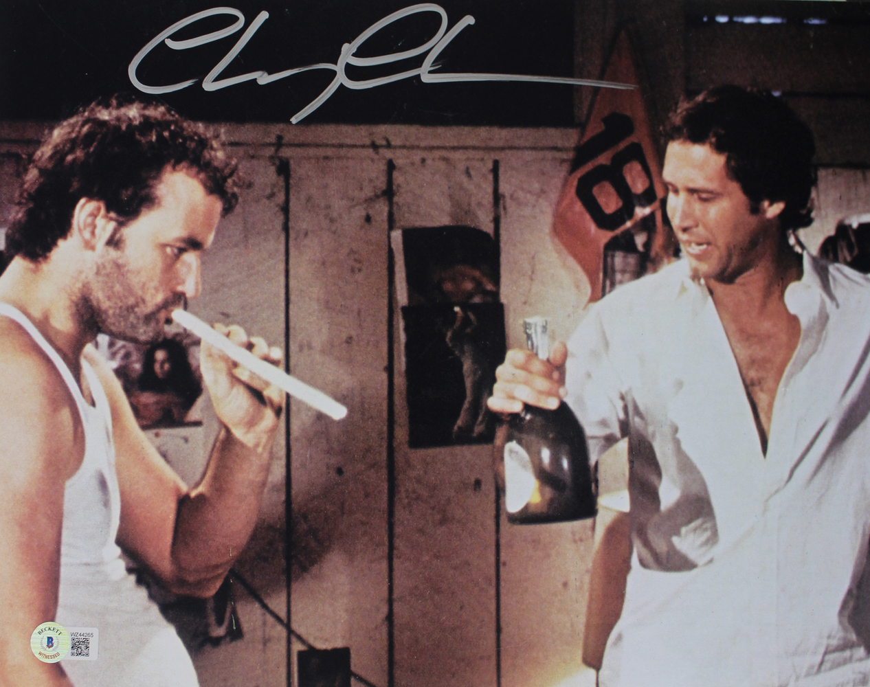 Chevy Chase Autographed/Signed Caddyshack 11x14 Photo Beckett
