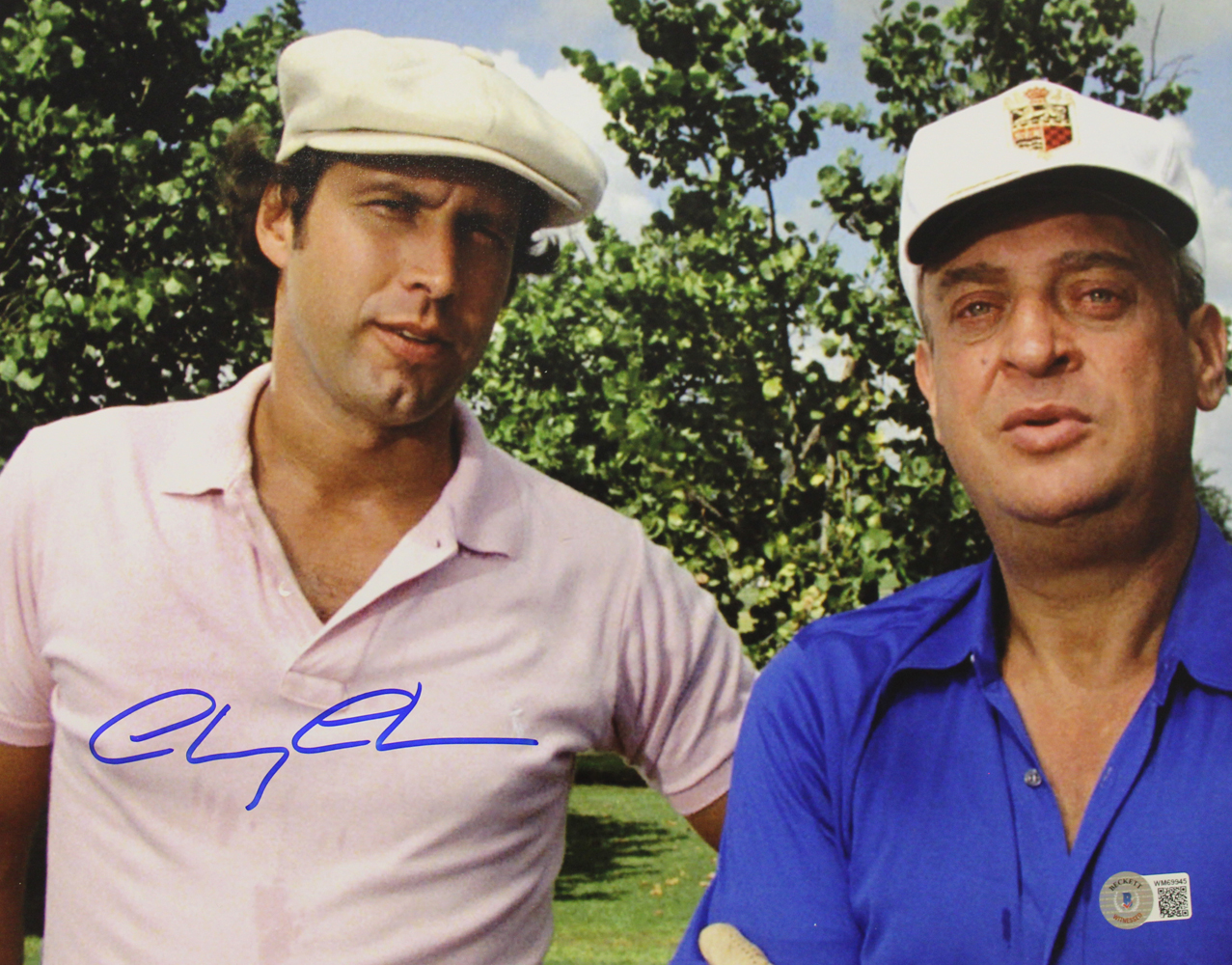 Chevy Chase Autographed/Signed Caddyshack 11x14 Photo Ty Webb BAS