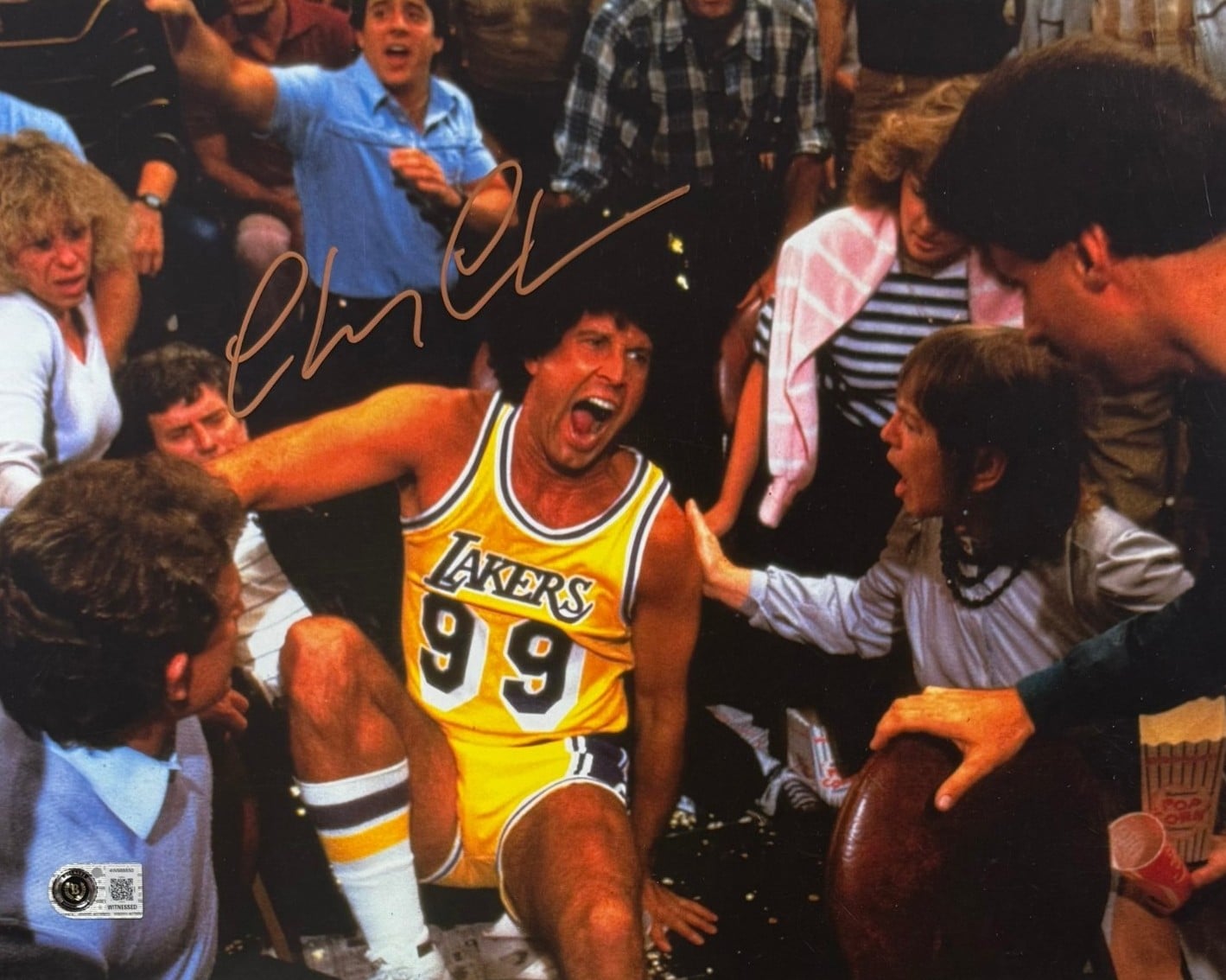 Chevy Chase Autographed/Signed Fletch 11x14 Photo Beckett WIT 58266