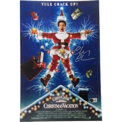 Chevy Chase Autographed Christmas Vacation 11x17 Photo Beckett Witness 57956