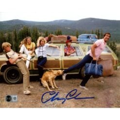 Chevy Chase Autographed/Signed Vacation 8x10 Photo Beckett WIT 58288