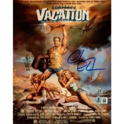 Chevy Chase Autographed/Signed Vacation 8x10 Photo Beckett WIT 58287