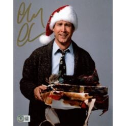 Chevy Chase Autographed/Signed Christmas Vacation 8x10 Photo Beckett WIT 58289